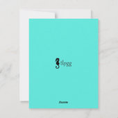 Feestelijke handgeschilderde suikerkoekjes op fel  feestdagenkaart (Achterkant)