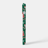 Feestelijke Handgetekende Doodles Aangepaste Naam iPhone 15 Case (Linkerkant)