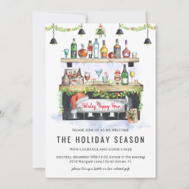 Feestelijke Happy Hour | Kerstcocktailparty Kaart