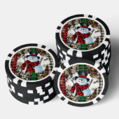 Feestelijke Happy Snowman Poker Chips – Holiday Ca (Opstapeling)