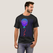 Feestelijke "Happy Vaderdag!" Ballon T-shirt (Voorkant volledig)