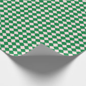 Feestelijke Harlekijn Grid Cadeaupapier (Hoek)