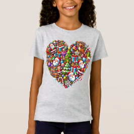 Feestelijke Hart: Christmas Magic T-shirt