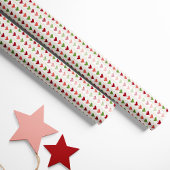 Feestelijke Hart Kerst Garland Cadeaupapier