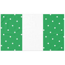 Feestelijke helder groene witte Polka gestippelde 