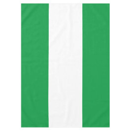 Feestelijke heldere groene witte brede zomerstrepe tafelkleed