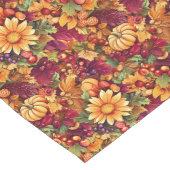 Feestelijke Herfst Bloeit Pompoen Gezellige Sfeer Lange Tafelloper (Hoek)