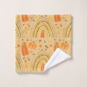 Feestelijke herfst Boho regenboog badhanddoek set Bad Handdoek (Wasdoekje)