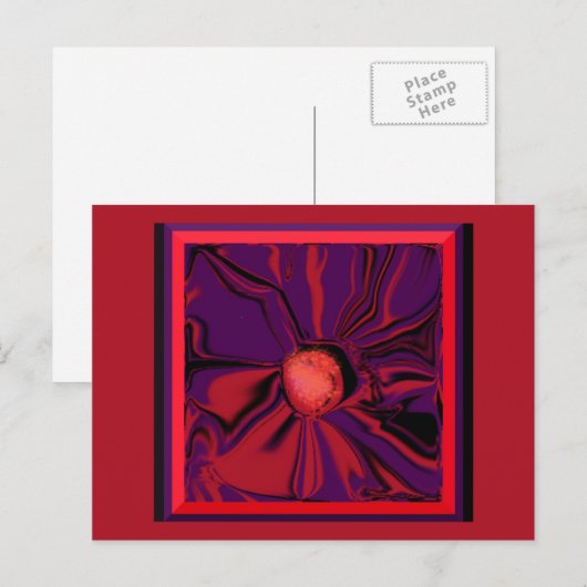 Feestelijke Herfst Flower Briefkaart (Voorkant / Achterkant)