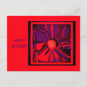 Feestelijke Herfst Flower Briefkaart #2