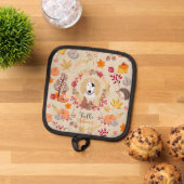 feestelijke herfst pannenlap (Top down)