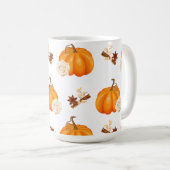 Feestelijke Herfst Pompoen en Spice Mok (Voorkant rechts)