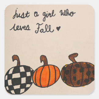 Feestelijke herfst sticker