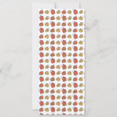 Feestelijke Herfst Tree Halloween Party Kaart (Achterkant)