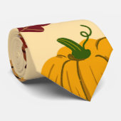 Feestelijke herfstbladeren stropdas (Opgerold)