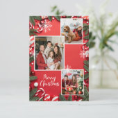 Feestelijke herinneringen: de geest van Kerstmis v RSVP Kaartje (Staand voorkant)