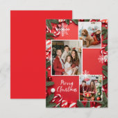 Feestelijke herinneringen: de geest van Kerstmis v RSVP Kaartje (Voorkant / Achterkant)