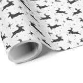 Feestelijke herten inpakpapier voor geschenken (Rol Hoek)