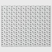 Feestelijke herten inpakpapier voor geschenken (Vlak)