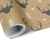 Feestelijke herten inpakpapier voor geschenken (Rol Hoek)