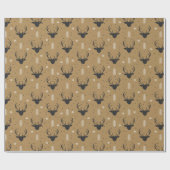 Feestelijke herten inpakpapier voor geschenken (Vlak)