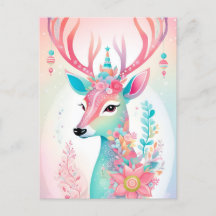 Feestelijke hertenkerst