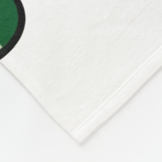 Feestelijke "HO HO" Christmas Fleece & Sherpa Blan (Hoek)