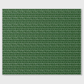 Feestelijke Ho Ho Ho Kerst Inpakpapier (Vlak)
