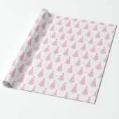 Feestelijke Ho Ho Ho Kerst Wrapping Paper Cadeaupapier (Uitgerold)