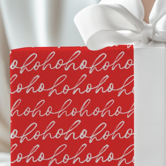 Feestelijke Ho Ho Ho Kerst Wrapping Paper Cadeaupapier