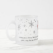 Feestelijke Holiday Bell Mok - Gepersonaliseerde K (Links)