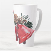 Feestelijke Holiday Bells Latte Mok (Rechterhoek)
