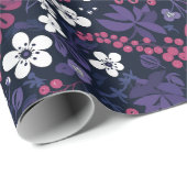 Feestelijke Holly Pattern Geschenk Wrap Cadeaupapier (Rol Hoek)