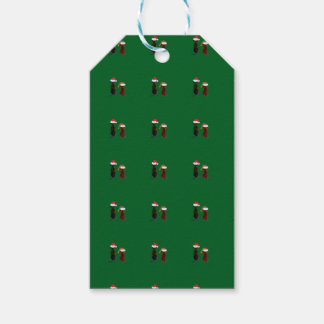 feestelijke hond cadeaulabel