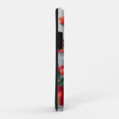 Feestelijke hond met kerstmannenhoed en cadeaus Case-Mate iPhone case (Achterkant/rechts)