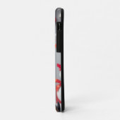 Feestelijke hond met kerstmannenhoed en cadeaus Case-Mate iPhone case (Achterkant/links)