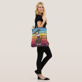 Feestelijke Hondenliefhebber Canvas tas (Op model)