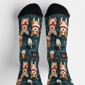 Feestelijke Hondenrassen Kerst Sokken (Top)