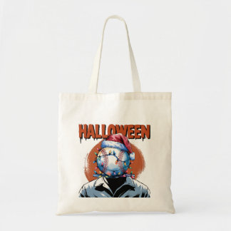 Feestelijke honkbal: Halloween ontmoet Kerstmis Tote Bag