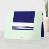 Feestelijke honkballen kaart (Achterkant)