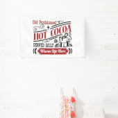 Feestelijke Hot cacao bar verkopers Spandoek (Insitu)