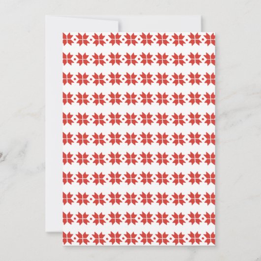 Feestelijke Hot Cocoa Virtual Holiday Party Kaart (Achterkant)