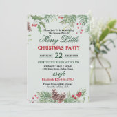 Feestelijke Hulst Rand Kerstfeest Kaart (Staand voorkant)
