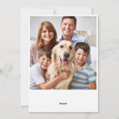 Feestelijke Hulstbes FOTO Kerstgroet Feestdagenkaart (Achterkant)