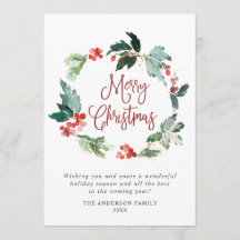 Feestelijke Hulstbeskrans Kerstgroet Holi