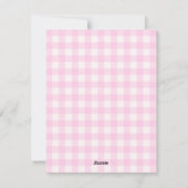 Feestelijke ijskoekjes Roze Kerst op maat Feestdagenkaart (Achterkant)