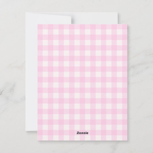 Feestelijke ijskoekjes Roze Kerst op maat Feestdagenkaart (Achterkant)