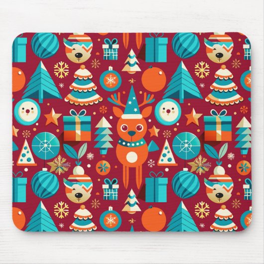 Feestelijke illustratie muismat (Voorkant)