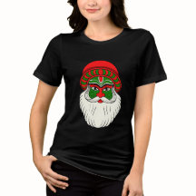 Feestelijke Indiase Kerstman Print
