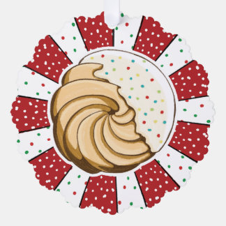 Feestelijke Italiaanse Mopskoekjes Ornament Kaart
